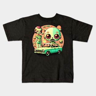 Zombi Boss and THe Dead Queen Kids T-Shirt